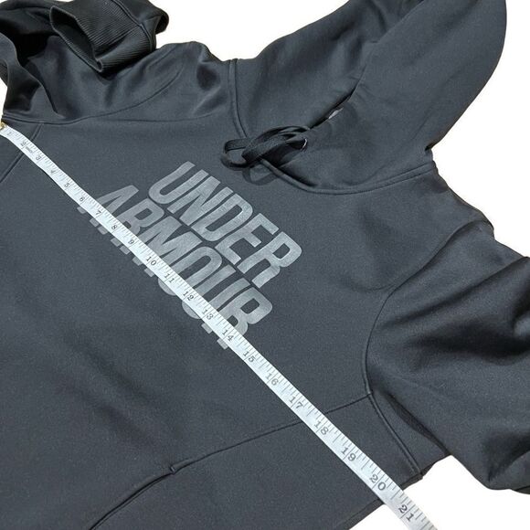 Under Armour hooded sweatshirt grey size medium slim fit - Picture 7 of 9
